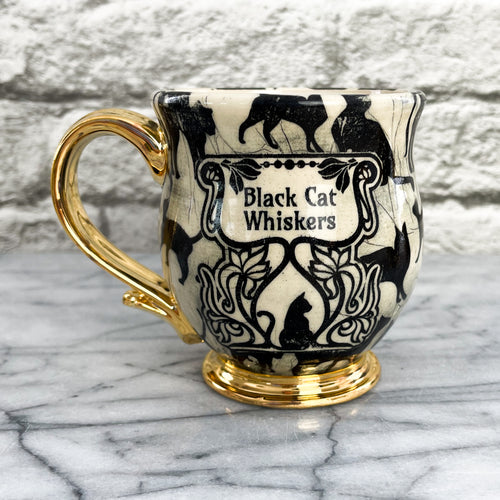 Black Cat Whiskers Apothecary Mug