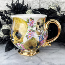 Load image into Gallery viewer, Floral Skull Mug