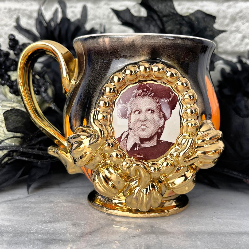 Winifred Sanderson Black and Orange Cameo Mug