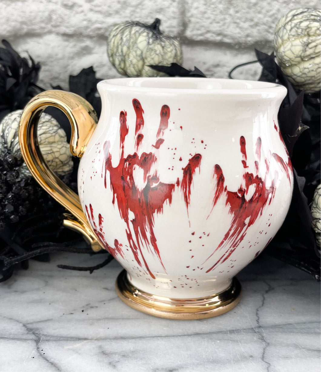 Bloody Handprint Mug